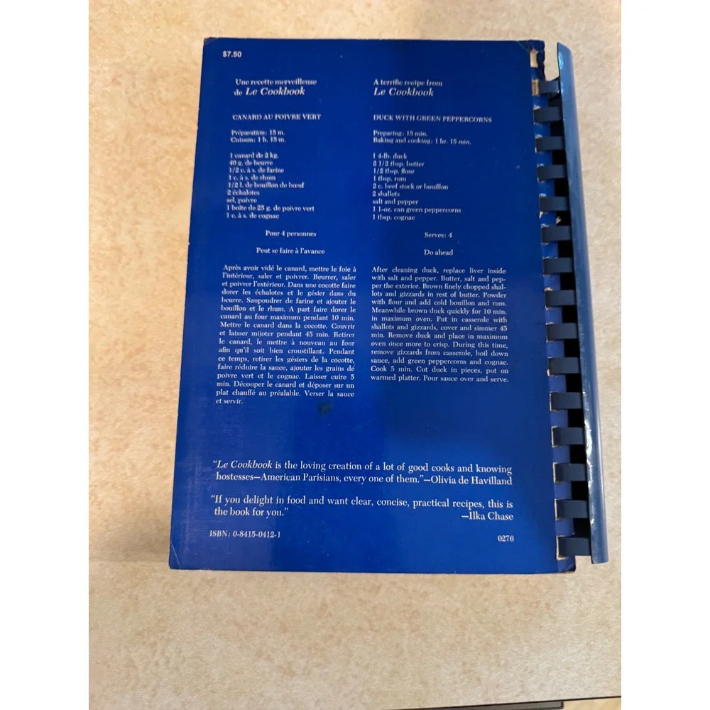 Saturday Review Press le cookbook